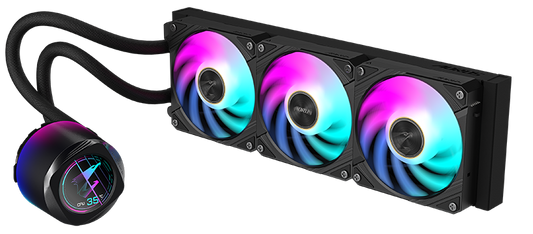 GIGABYTE AORUS WATERFORCE X II 360 Liquid CPU Cooler, 360mm ARGB