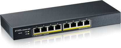 ZYXEL GS1900-8HP 8-Port GbE PoE+ Fanless Managed Switch 70W