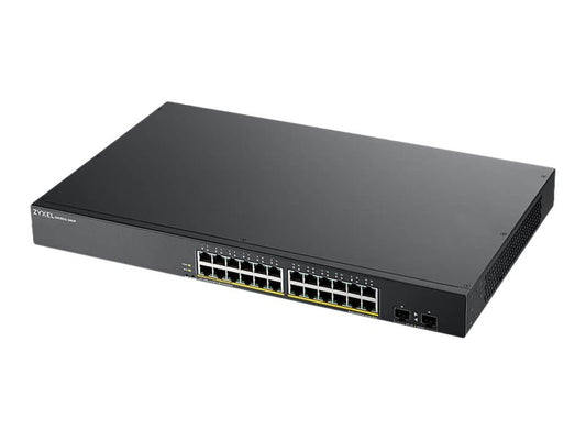 ZYXEL GS1900-24HPV2 24-Port GbE PoE+ L2 Managed Switch, TAA Compliant