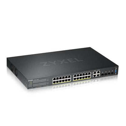 Zyxel GS1920-24HPv2 28-Port Gigabit PoE+ Hybrid Cloud Managed Switch