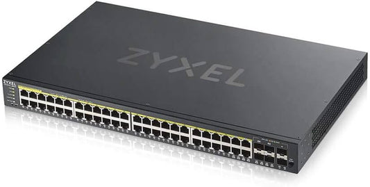 ZYXEL GS1920-48HPv2 50-Port GbE PoE+ Managed Switch, 375W