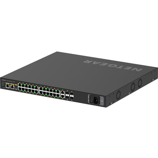Commutateur géré PoE+ NETGEAR M4250-26G4XF, 24 ports, 480 W, 10 Gb/s SFP+