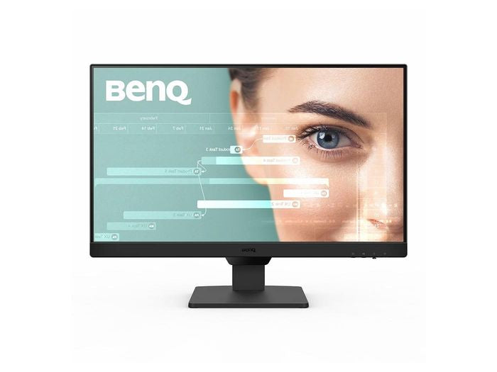 The BENQ GW2490 is a sleek 23.8-inch Full HD IPS monitor designed to deliver high-quality visuals with 100Hz refresh rate and vibrant color reproduction. Perfect for both work and entertainment, it features edge-to-edge clarity, wide viewing angles, and modern aesthetics.