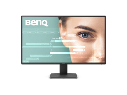 The BenQ GW2791 is a sleek 27-inch FHD IPS monitor designed to deliver clear visuals and comfortable viewing. With a 100Hz refresh rate, 5ms response time, and sRGB 99% color gamut, this monitor is ideal for everyday productivity and multimedia use. It features Flicker-Free and Low Blue Light Plus technologies to reduce eye strain.