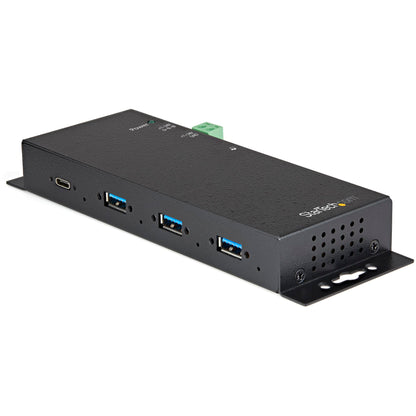 Hub USB 2.0 industriel StarTech 4 ports, -40 °C à 85 °C, 480 Mbit/s, montage DIN