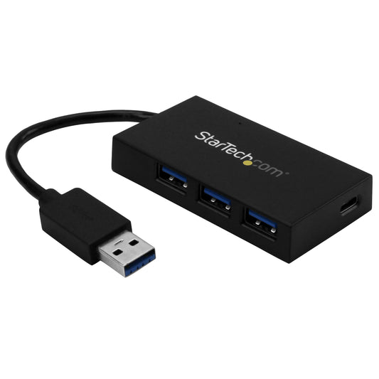Hub USB 3.0 StarTech à 4 ports - 3 USB-A et 1 USB-C, 5 Gbit/s, alimenté par bus