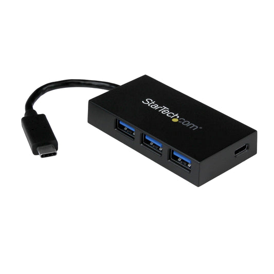 STARTECH Hub USB-C 4 ports, 5 Gbit/s, 3x USB-A et 1x USB-C, Blanc
