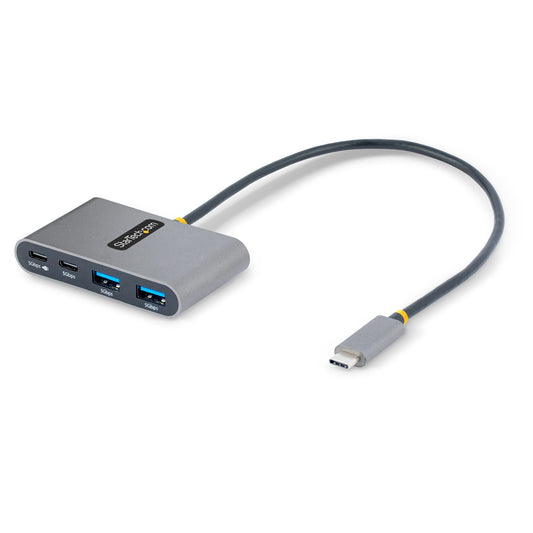 Hub StarTech 4 ports USB-C vers USB-A 5 Gbit/s avec adaptateur secteur