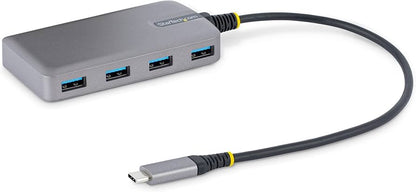 Hub StarTech 4 ports USB-C vers USB-A 5 Gbit/s avec adaptateur secteur
