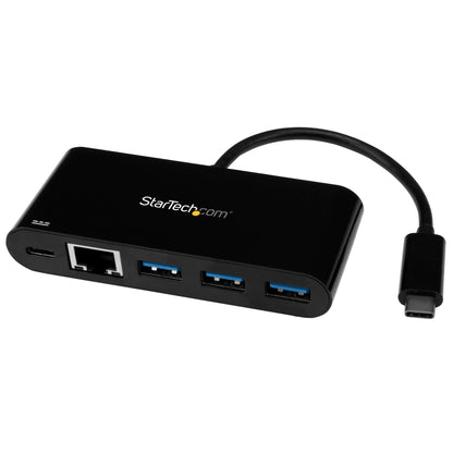 Hub StarTech 3 ports USB-C 3.1 Gen 2 avec Gigabit Ethernet