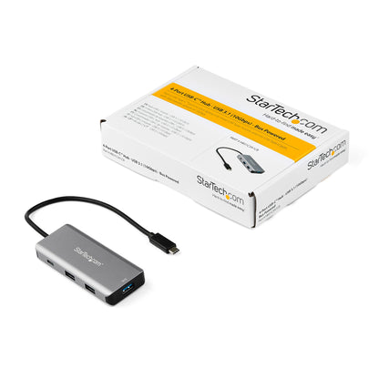 STARTECH 4 Port USB-C Hub with 3 USB-A & 1 USB-C 10Gbps (HB31C3A1CB)