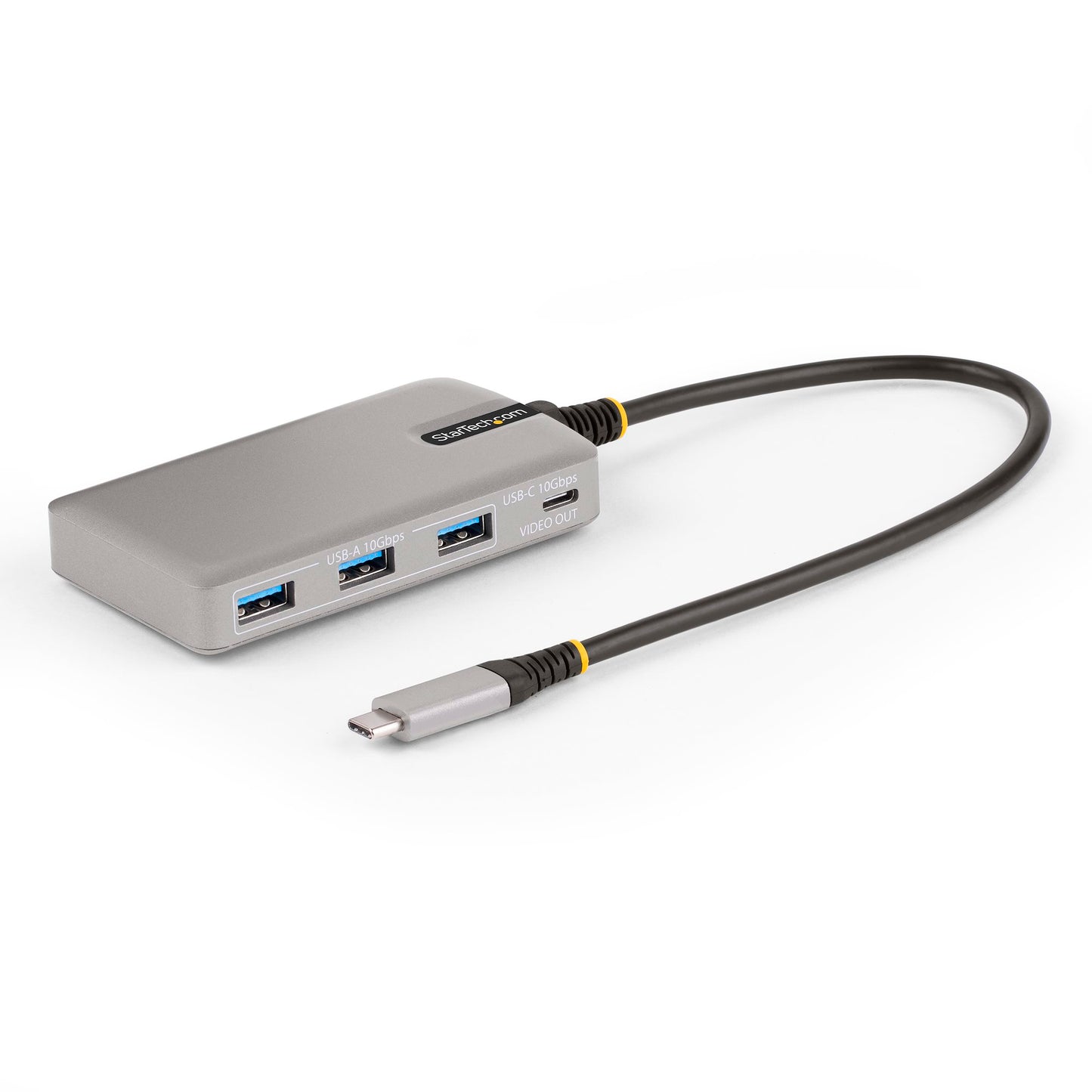 StarTech 4-Port USB-C Hub 10Gbps with PD 3.0 Pass-Through Charging