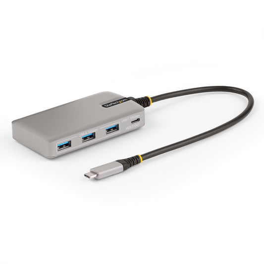 Hub USB-C StarTech 4 ports 10 Gbit/s avec charge directe PD 3.0