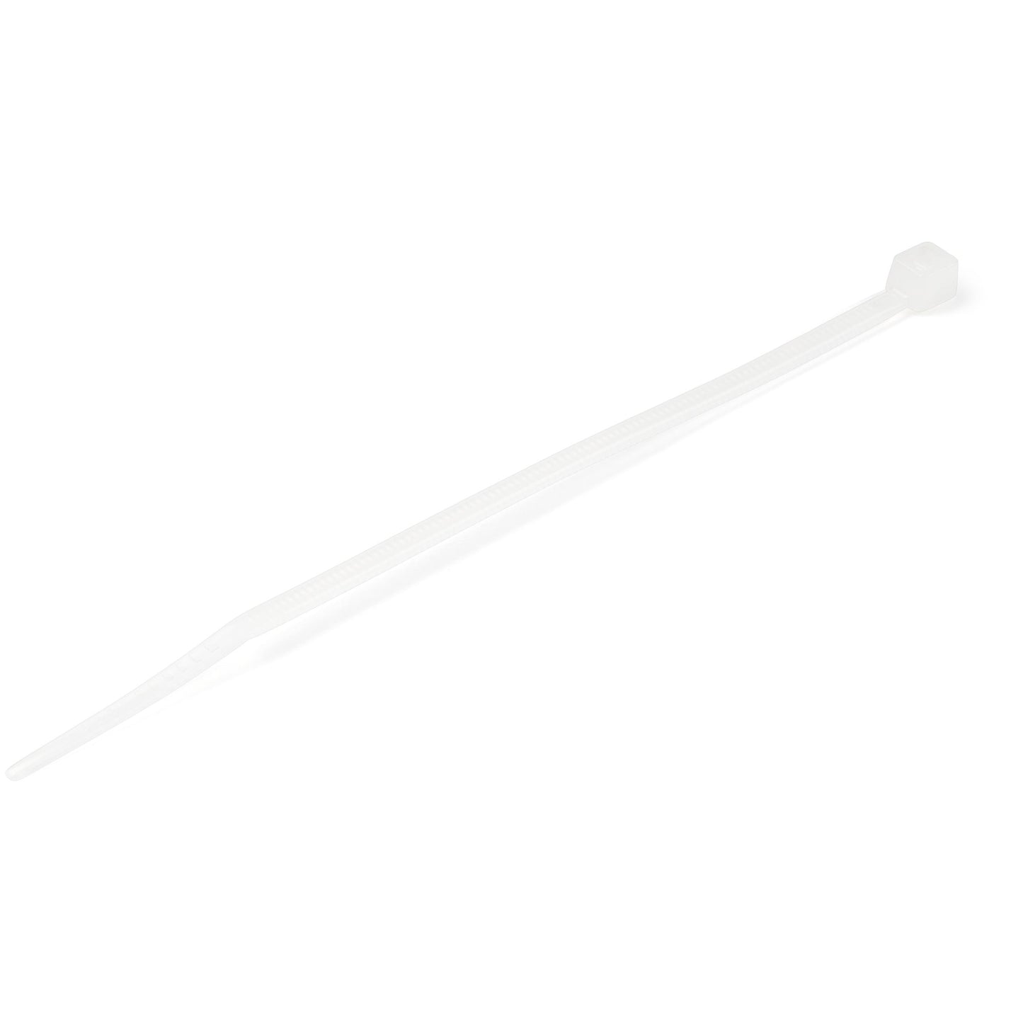 Supports de serrage en nylon StarTech - Lot de 100, blancs, 2,8 x 2,8 cm