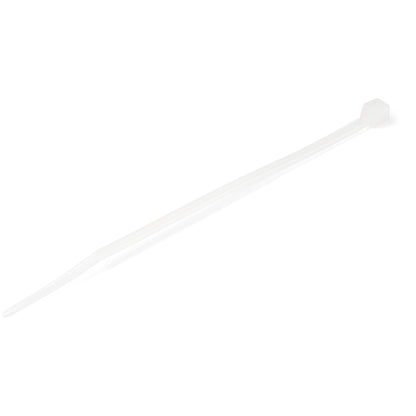 Supports de serrage en nylon StarTech - Lot de 100, blancs, 2,8 x 2,8 cm