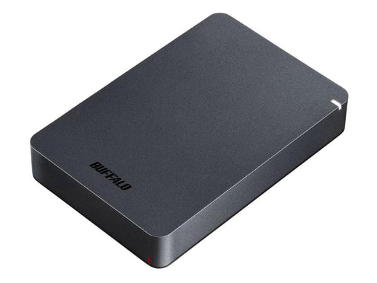 The BUFFALO 5TB MiniStation USB 3.2 is a compact and portable hard drive designed for secure, high-capacity storage on the go. Engineered with shock resistance for drops up to 2 feet, it is ideal for backing up and carrying your photos, videos, and important files safely anywhere. Compatible with Windows 11 and built to TAA compliance standards, it blends durability with practical functionality.