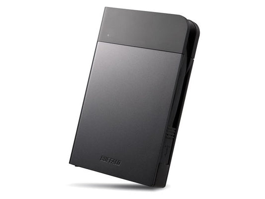 BUFFALO MiniStation Extreme NFC offers 1TB of secure portable storage with fast USB 3.0 connectivity. Built with military-grade shock protection and native NFC authentication, it's an ideal choice for professionals needing encrypted data mobility. Includes a 3-year warranty and is powered directly via USB for convenience.