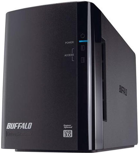 BUFFALO 8TB DriveStation Duo High-Performance RAID Storage, HD-WH8TU3R1