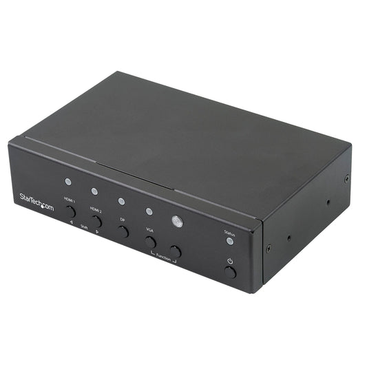 Adaptateur commutateur multi-entrées vers HDMI StarTech – 4K, 4 ports, noir