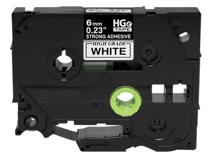 Ruban d'étiquettes extra-résistant Brother HGE-S2115PK 6 mm, paquet de 5