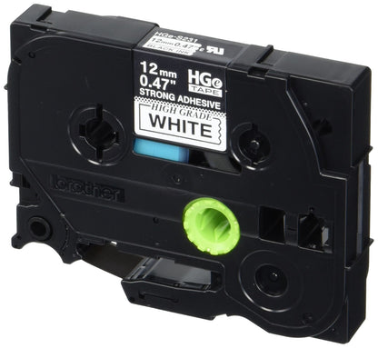 Ruban d'étiquettes extra-résistant Brother HGES2315PK, 12 mm x 8 m, paquet de 5