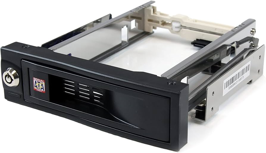StarTech 5.25in Trayless Mobile Rack for 3.5in SATA HD - HSB100SATBK