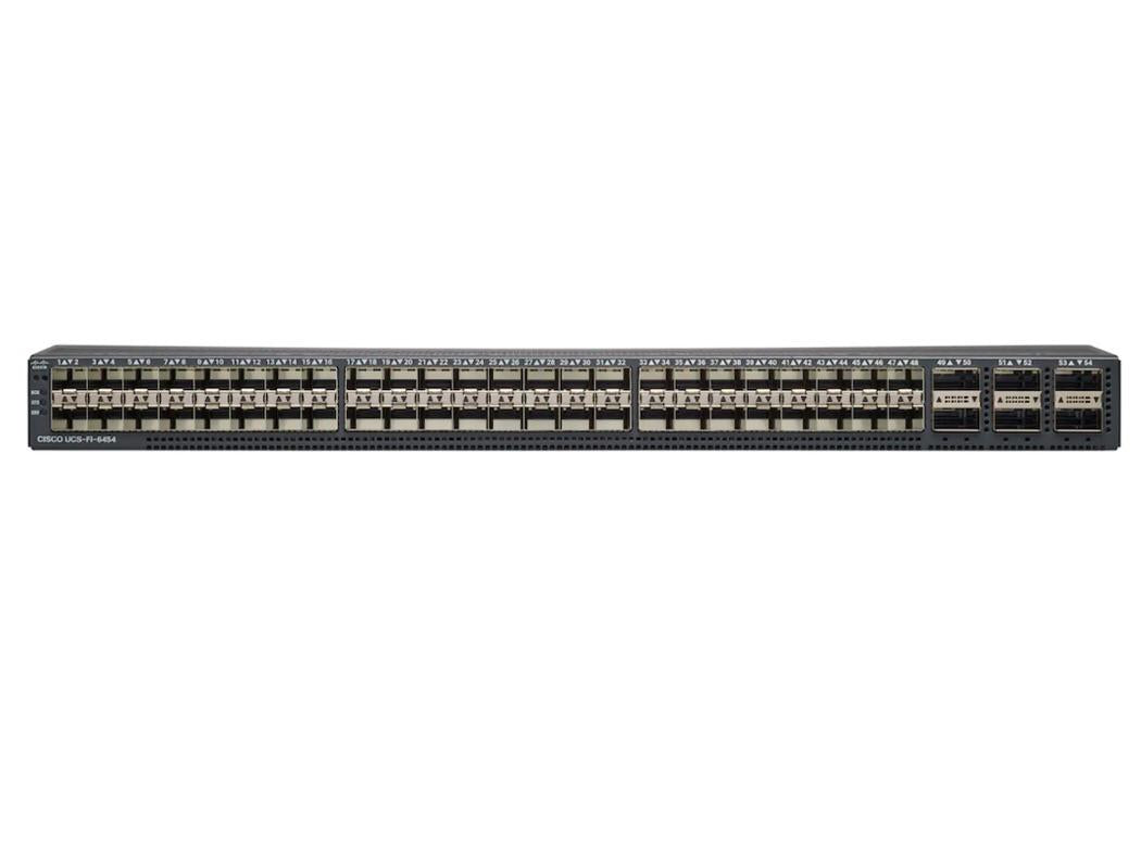 The CISCO UCS Fabric Interconnect 6454 delivers high-performance, low-latency networking with unified LAN and SAN connectivity. With 59 ports, 100 Gbps throughput, and robust Layer 2 support, it’s ideal for enterprise-scale deployments. It combines scalability, flexibility, and operational efficiency in a compact 1RU form factor.