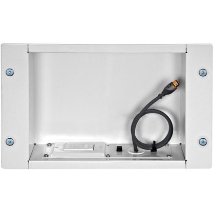 Peerless IBA2AC In-Wall Accessory Box with AC, Gloss Black, 25lb Capacity