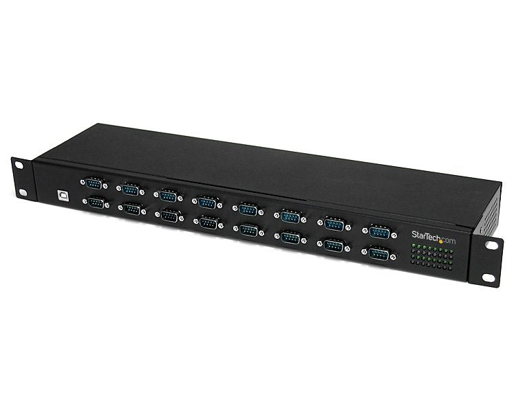 StarTech Hub adaptateur série USB vers RS232 16 ports, montage en rack, chipset Terminus