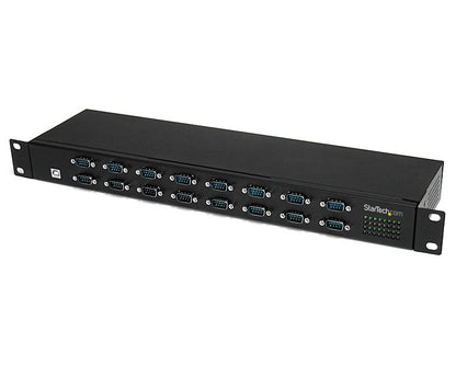 StarTech Hub adaptateur série USB vers RS232 16 ports, montage en rack, chipset Terminus