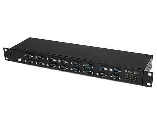 StarTech Hub adaptateur série USB vers RS232 16 ports, montage en rack, chipset Terminus