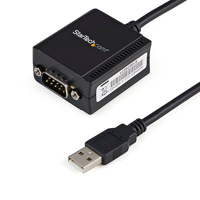Adaptateur StarTech FTDI USB vers série RS232 1 port avec rétention COM - TAA