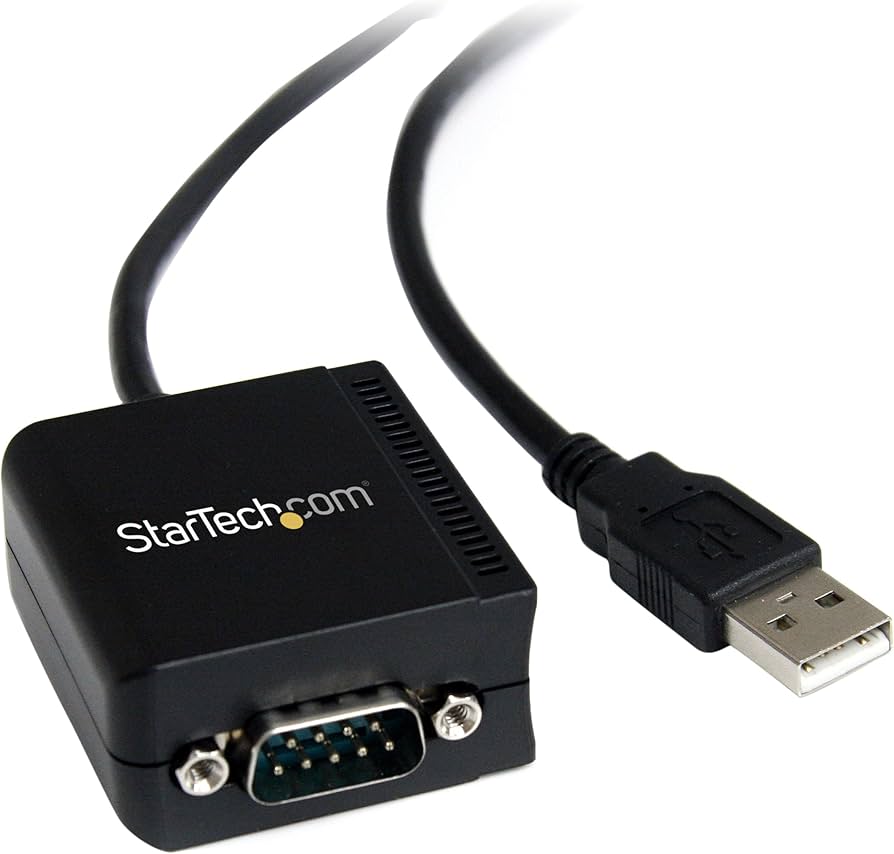 StarTech USB to RS232 Adapter Cable w/ Isolation, 2.5m, FTDI Chipset