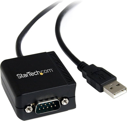 StarTech USB to RS232 Adapter Cable w/ Isolation, 2.5m, FTDI Chipset