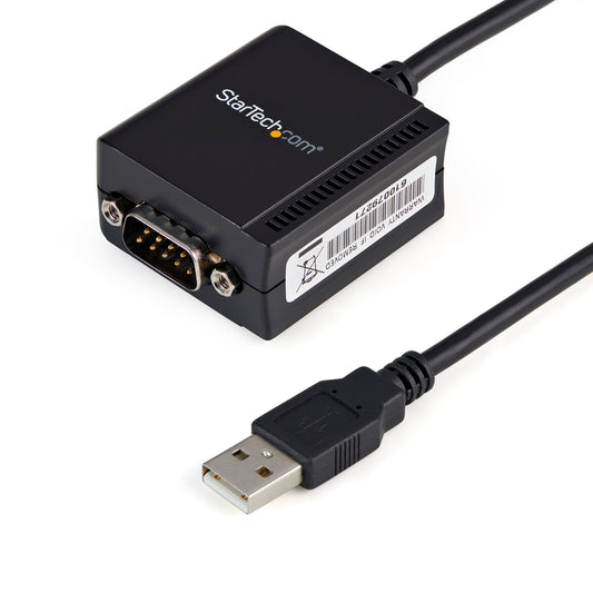 Adaptateur StarTech FTDI USB vers série RS232 1 port avec rétention COM - TAA