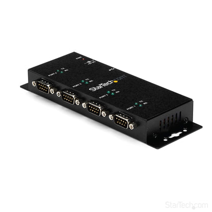 StarTech 4-Port USB to DB9 RS232 Serial Adapter Hub - ICUSB2324I