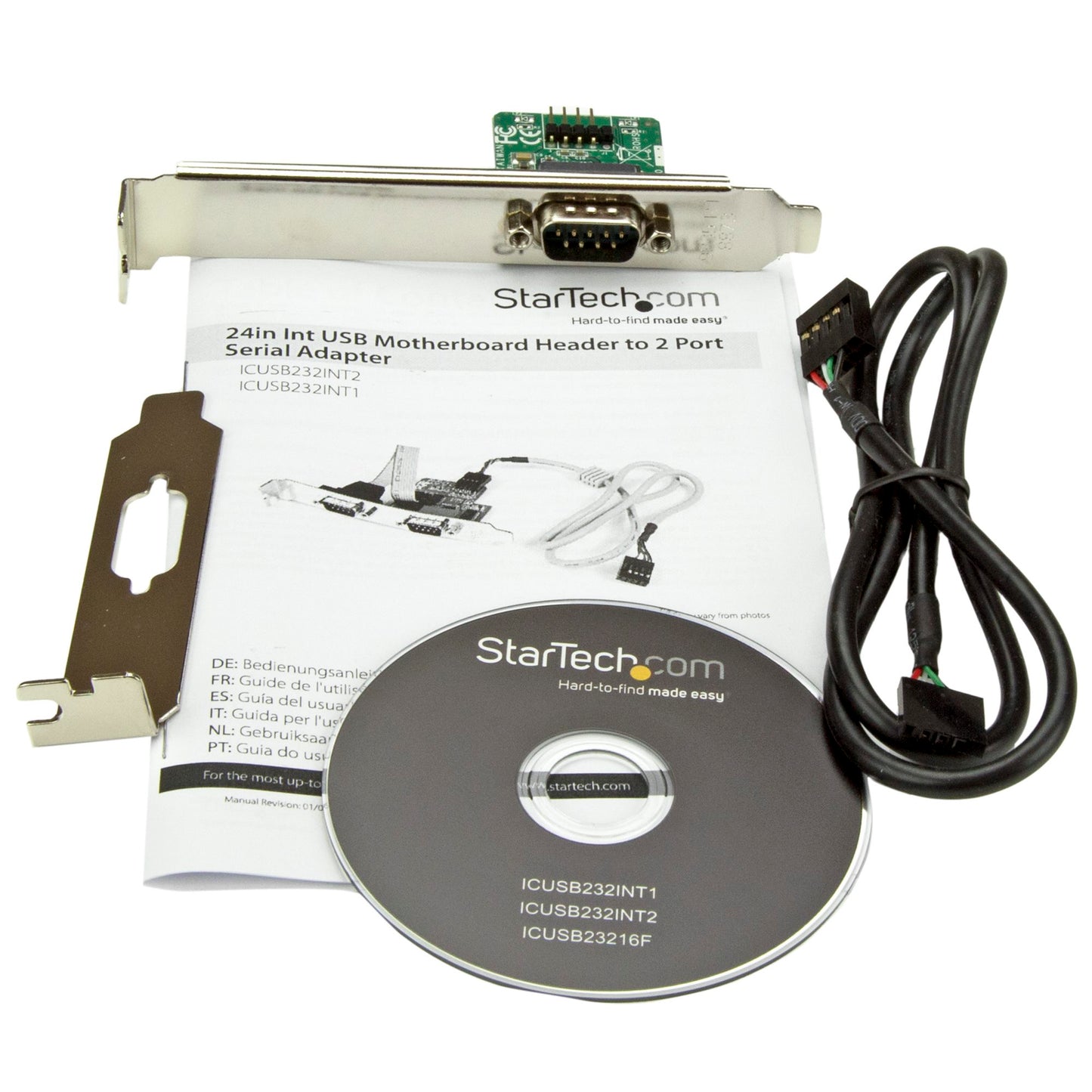 StarTech ICUSB232INT1 USB to RS232 Serial Adapter - DB9 Header