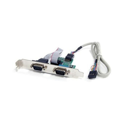 StarTech 24in USB Header to Dual RS232 Serial Adapter, DB9, ICUSB232INT2