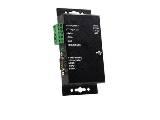 Add a high-speed RS422/RS485 serial port to your desktop or laptop via USB with the StarTech 1-Port USB to Serial RS422/485 Adapter. This compact external adapter supports fast data transfer rates up to 921.6 Kbps and features robust DB-9 connectors in a durable black enclosure. Ideal for industrial automation, POS systems, or legacy serial equipment, this TAA-compliant solution is backed by a 2-year warranty.