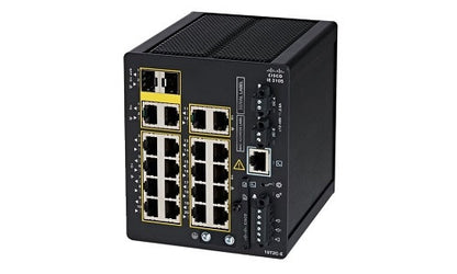 Commutateur Cisco IE3105 avec ports 18 GE, combo 2 GE, fonctionnalités avancées