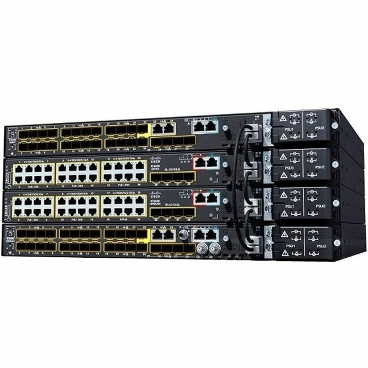 CISCO IE9300, 24 GE SFP Downlinks, 4 GE SFP Uplinks