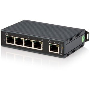 Commutateur Ethernet industriel 10/100 StarTech 5 ports, montage DIN, IP30, 12–48 V CC
