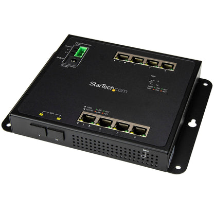 Commutateur Ethernet industriel 10/100 StarTech 5 ports, montage DIN, IP30, 12–48 V CC