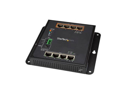 Built for harsh industrial environments, the StarTech IES81GPOEW is an 8-port Gigabit Ethernet switch featuring up to 30W per PoE port. Designed with rugged IP-30 housing and rated for extreme temperature ranges from -40°C to +75°C, it offers advanced Layer 2 management and reliable 6kV ESD protection. Ideal for demanding networking tasks in factories, transportation hubs, and outdoor installations.