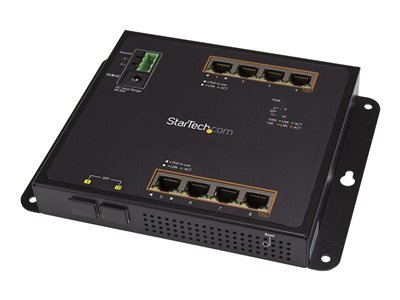 Commutateur PoE Gigabit industriel StarTech 8 ports, 30 W, -40 °C à +75 °C