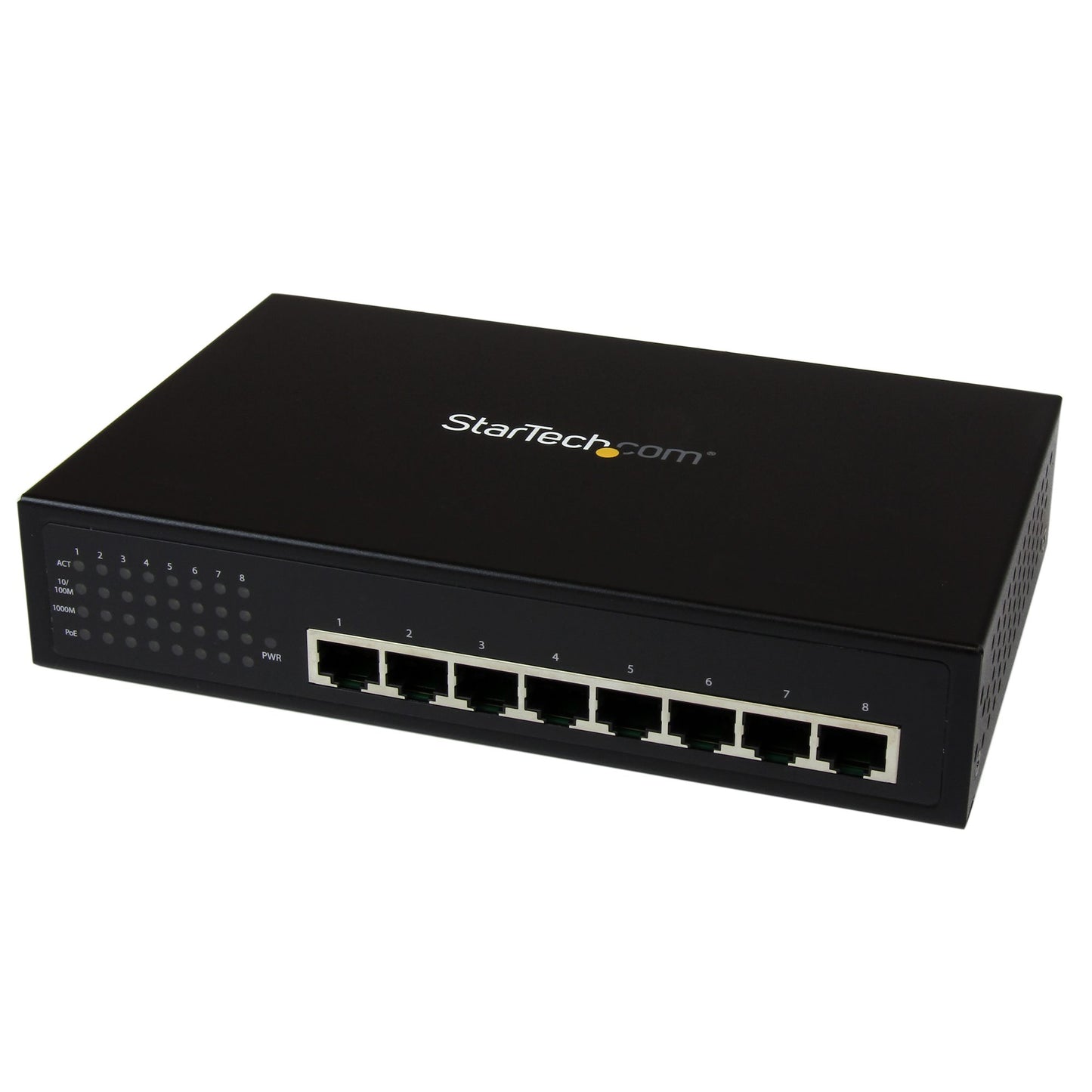 Commutateur PoE Gigabit industriel StarTech 8 ports, 30 W, -40 °C à +75 °C