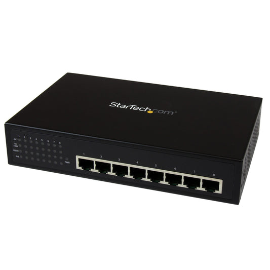 Commutateur PoE Gigabit industriel StarTech 8 ports, 30 W, -40 °C à +75 °C