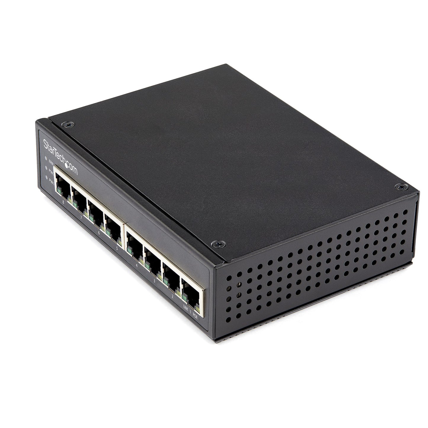 Switch PoE+ Gigabit industriel StarTech, 8 ports, 30 W PSE IESC1G80UP