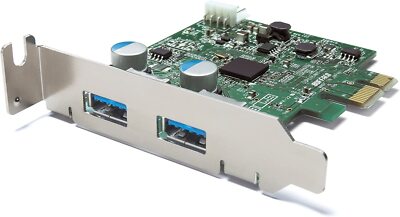 BUFFALO USB 3.0 PCI Express Interface Card, 2-Port, Wired