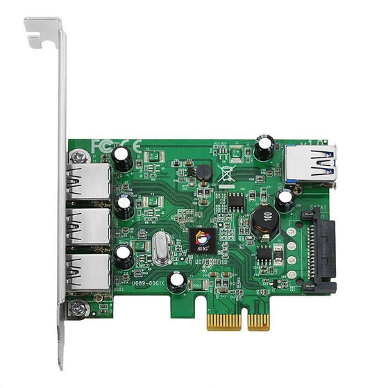 BUFFALO USB 3.0 PCI Express Interface Card, 2-Port, Wired